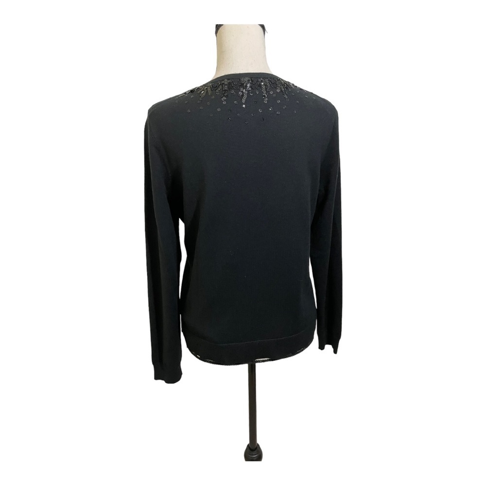Pendleton Womens Cardigan Front Button Sequins Li… - image 4